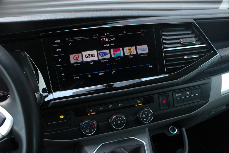 Volkswagen Transporter 2.0 TDI L2H1 BULLI DUBBEL CABINE 150PK 2023 JB- EDITON / ACTIVE DISPLAY / VERLAGINGSVEREN / APPLE CARPLAY