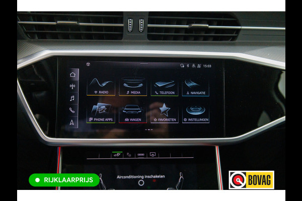 Audi A6 Avant 50 TFSI e quattro Advanced edition | 21 inch | Black optic | 360 camera | Sfeerverlichting Navigatie, Stoelverwarming, Electrische achterklep, Lane assist, App-connect