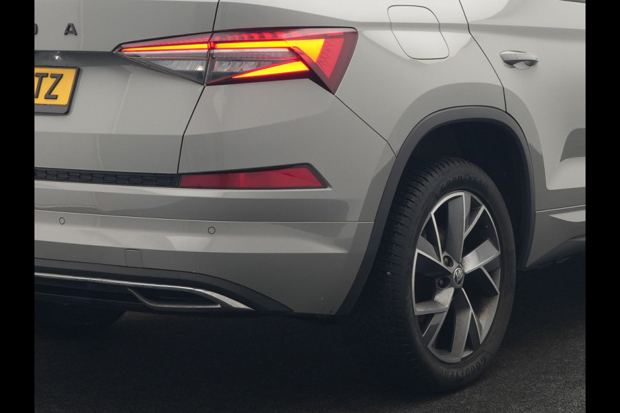 Škoda Kodiaq 1.5 TSI Sportline Business 150pk DSG | Trekhaak Af Fabriek | Adaptive Cruise | Camera | Alcantara Sportstoelen Memory & Verwarmd | Keyless | Sfeerverlichting | Apple Carplay | Virtual | Navigatie | DAB |