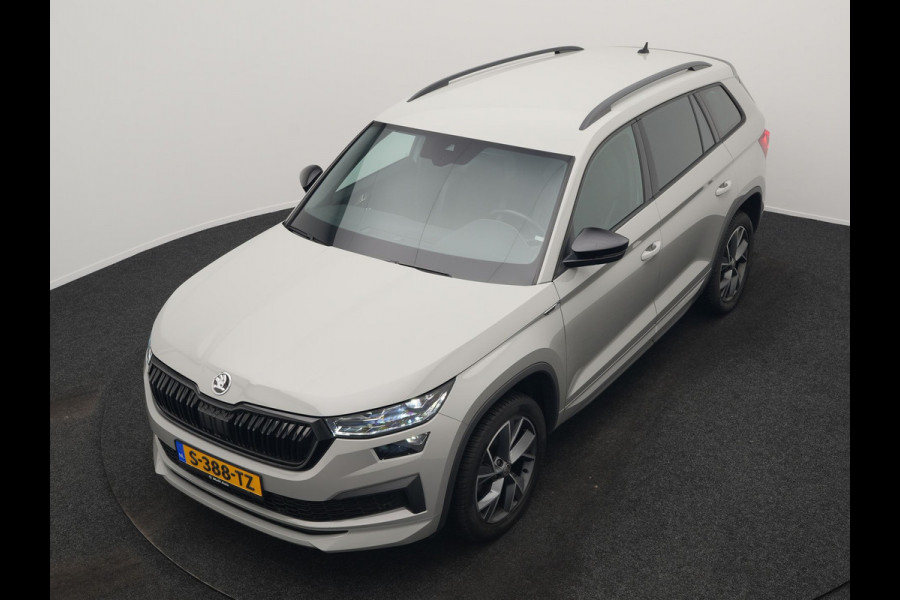 Škoda Kodiaq 1.5 TSI Sportline Business 150pk DSG | Trekhaak Af Fabriek | Adaptive Cruise | Camera | Alcantara Sportstoelen Memory & Verwarmd | Keyless | Sfeerverlichting | Apple Carplay | Virtual | Navigatie | DAB |