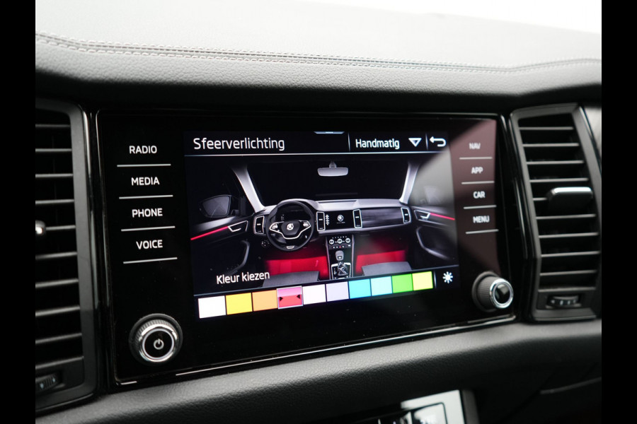 Škoda Kodiaq 1.5 TSI Sportline Business 150pk DSG | Trekhaak Af Fabriek | Adaptive Cruise | Camera | Alcantara Sportstoelen Memory & Verwarmd | Keyless | Sfeerverlichting | Apple Carplay | Virtual | Navigatie | DAB |