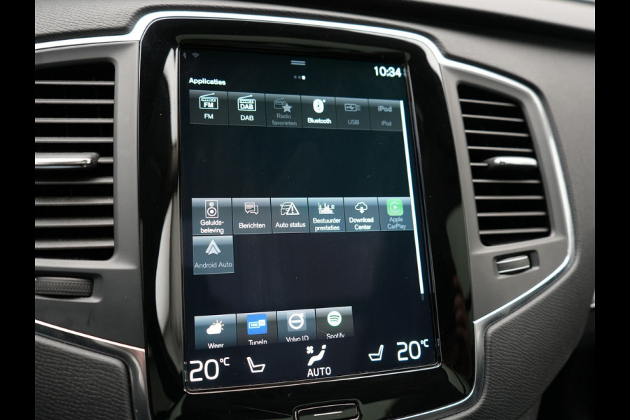 Volvo XC90 T8 Recharge AWD Inscription PHEV 456pk Dealer O.H | Panodak | Adaptive Cruise | Harmen / Kardon | Lederen Sportstoelen Memory & Verwarmd | Camera | Pilot Assist | Keyless | Apple Carplay | Navigatie | Virtual | DAB | Plug In Hybrid |