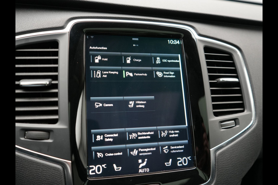 Volvo XC90 T8 Recharge AWD Inscription PHEV 456pk Dealer O.H | Panodak | Adaptive Cruise | Harmen / Kardon | Lederen Sportstoelen Memory & Verwarmd | Camera | Pilot Assist | Keyless | Apple Carplay | Navigatie | Virtual | DAB | Plug In Hybrid |
