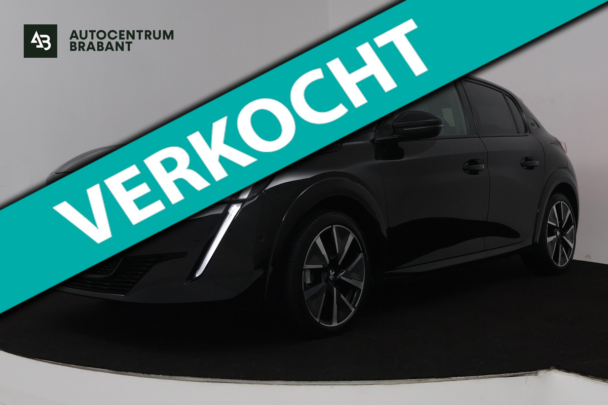 Peugeot e-208 EV GT 350 50 kWh (SFEERVERLICHTING, STOELVERWARMING, CAMERA, CRUISE ADAPTIEF, PARKEERSENSOREN)
