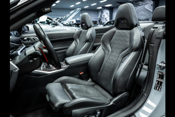 BMW 4 Serie Cabrio M4 xDrive Competition | Carbon Performance Pack | Yellow DRL'S | Brooklyn Grau | Stuurverwarming en nek verwarming |