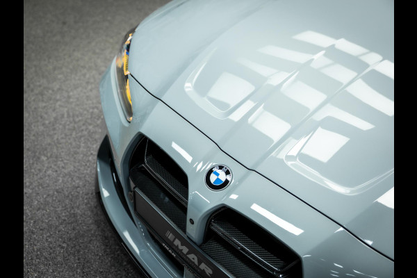 BMW 4 Serie Cabrio M4 xDrive Competition | Carbon Performance Pack | Yellow DRL'S | Brooklyn Grau | Stuurverwarming en nek verwarming |