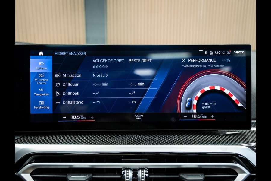 BMW 4 Serie Cabrio M4 xDrive Competition | Carbon Performance Pack | Yellow DRL'S | Brooklyn Grau | Stuurverwarming en nek verwarming |