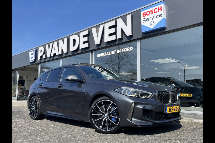 BMW 1-serie M135i xDrive High Executive M Sport 306pk Automaat | Panodak | Elektr. achterklep | Parking Pakket | Spiegel Pakket | Draadloze telefoonlader | etc. etc.