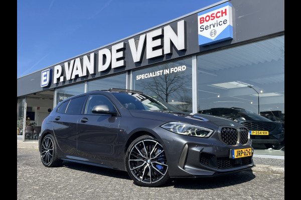 BMW 1-serie M135i xDrive High Executive M Sport 306pk Automaat | Panodak | Elektr. achterklep | Parking Pakket | Spiegel Pakket | Draadloze telefoonlader | etc. etc.