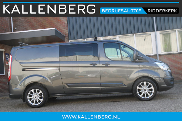 Ford Transit Custom 290 2.0 TDCI L2H1 Limited DC Automaat / 5 PRS / Camera / Trekhaak / Dubbel cabine