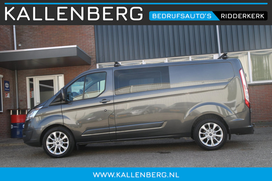 Ford Transit Custom 290 2.0 TDCI L2H1 Limited DC Automaat / 5 PRS / Camera / Trekhaak / Dubbel cabine