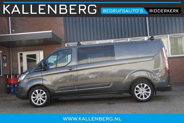 Ford Transit Custom 290 2.0 TDCI L2H1 Limited DC Automaat / 5 PRS / Camera / Trekhaak / Dubbel cabine