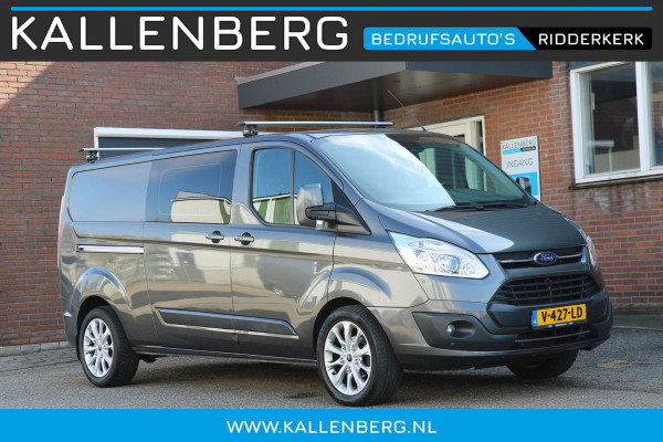 Ford Transit Custom 290 2.0 TDCI L2H1 Limited DC Automaat / 5 PRS / Camera / Trekhaak / Dubbel cabine