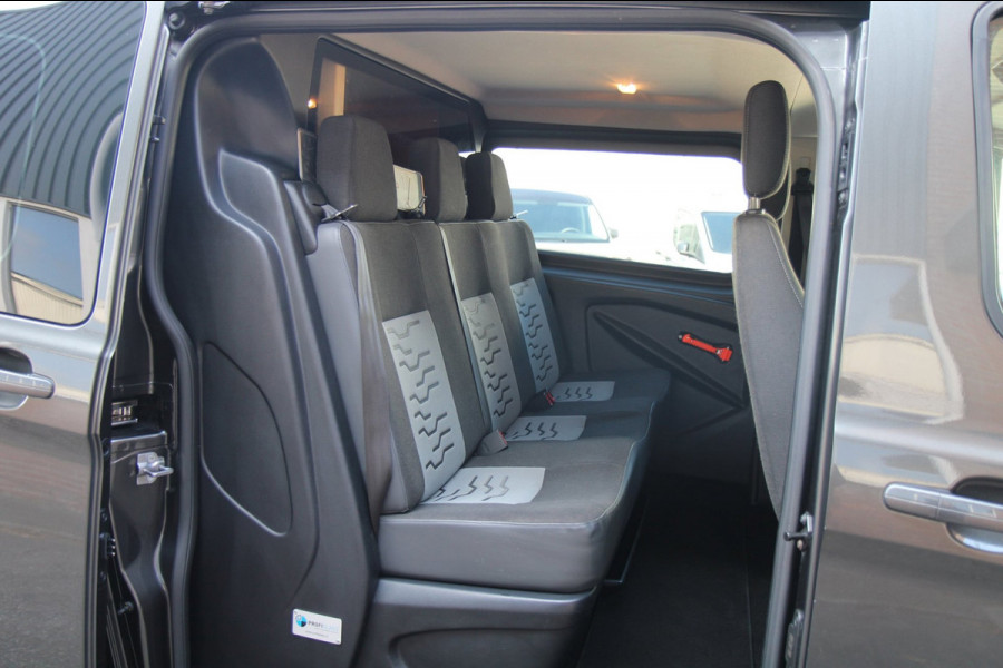 Ford Transit Custom 290 2.0 TDCI L2H1 Limited DC Automaat / 5 PRS / Camera / Trekhaak / Dubbel cabine