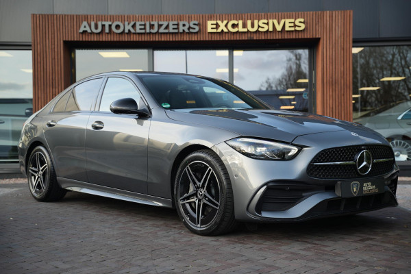 Mercedes-Benz C-Klasse 180 Business Solution AMG Burmester Stuurverw. Adapt. Cruise LED Leer Alcantara AMG
