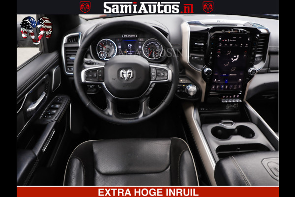 Dodge Ram RAM VOL | BLACK ON BLACK | LUCHTVERING | 5.7 V8 HEMI | PANODAK | ADAPTIVE CRUISE | 360 CAMERA | 22 INCH SPORT WIELEN | DUBELE CABINE | 5 PERSOONS |
