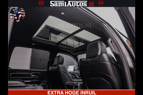 Dodge Ram RAM VOL | BLACK ON BLACK | LUCHTVERING | 5.7 V8 HEMI | PANODAK | ADAPTIVE CRUISE | 360 CAMERA | 22 INCH SPORT WIELEN | DUBELE CABINE | 5 PERSOONS |