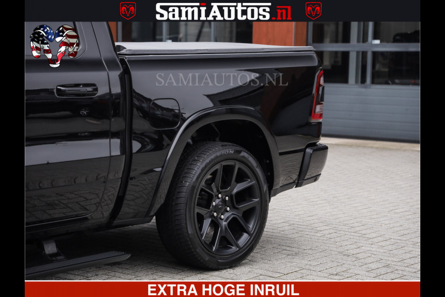 Dodge Ram RAM VOL | BLACK ON BLACK | LUCHTVERING | 5.7 V8 HEMI | PANODAK | ADAPTIVE CRUISE | 360 CAMERA | 22 INCH SPORT WIELEN | DUBELE CABINE | 5 PERSOONS |