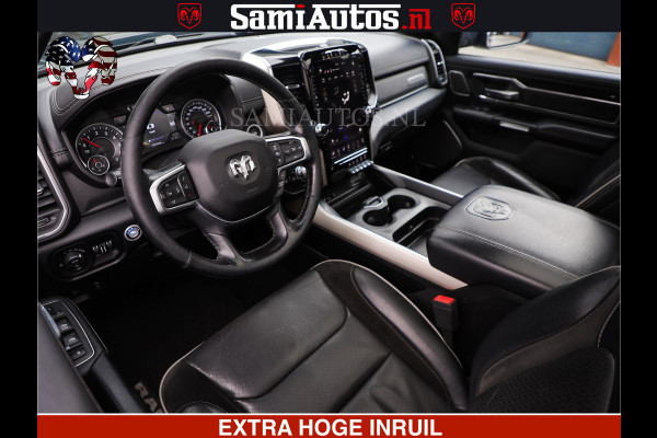 Dodge Ram RAM VOL | BLACK ON BLACK | LUCHTVERING | 5.7 V8 HEMI | PANODAK | ADAPTIVE CRUISE | 360 CAMERA | 22 INCH SPORT WIELEN | DUBELE CABINE | 5 PERSOONS |