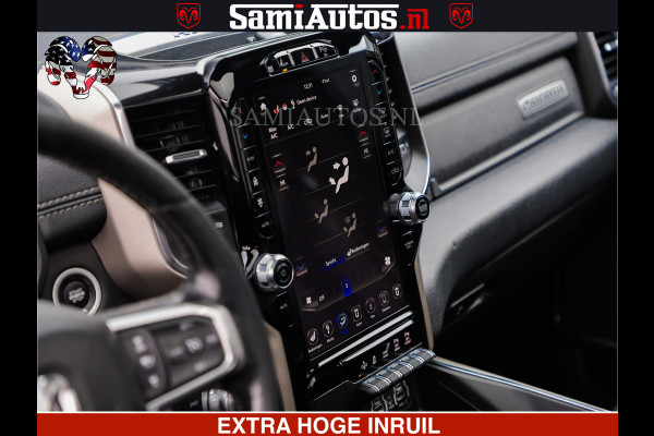 Dodge Ram RAM VOL | BLACK ON BLACK | LUCHTVERING | 5.7 V8 HEMI | PANODAK | ADAPTIVE CRUISE | 360 CAMERA | 22 INCH SPORT WIELEN | DUBELE CABINE | 5 PERSOONS |