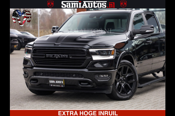Dodge Ram RAM VOL | BLACK ON BLACK | LUCHTVERING | 5.7 V8 HEMI | PANODAK | ADAPTIVE CRUISE | 360 CAMERA | 22 INCH SPORT WIELEN | DUBELE CABINE | 5 PERSOONS |