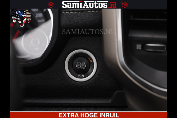 Dodge Ram RAM VOL | BLACK ON BLACK | LUCHTVERING | 5.7 V8 HEMI | PANODAK | ADAPTIVE CRUISE | 360 CAMERA | 22 INCH SPORT WIELEN | DUBELE CABINE | 5 PERSOONS |