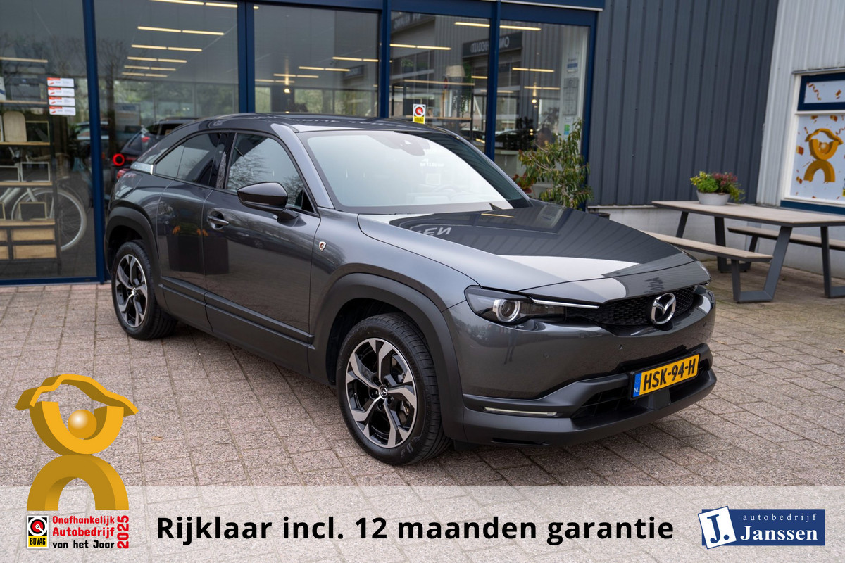 Mazda MX-30 E-SkyActiv R-EV 170 Makoto|Prijs rijklaar incl 12 mnd garantie|HUD Memory Stoelen+Verwarming