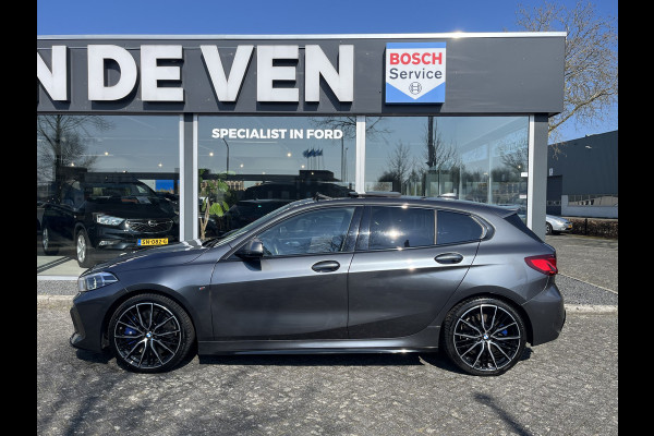 BMW 1-serie M135i xDrive High Executive M Sport 306pk Automaat | Panodak | Elektr. achterklep | Parking Pakket | Spiegel Pakket | Draadloze telefoonlader | etc. etc.