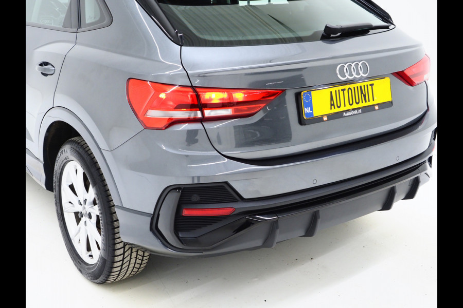 Audi Q3 Sportback 45 TFSI e Edition Full Black | Panoramadak | Stoelverwarming | Virtual | Cruise | PDC | LED | Carplay