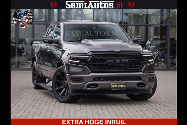 Dodge Ram LIMITED | 5.7 V8 HEMI 402PK | TUFF WIELEN | MEEST VOLLE LIMITED | PRACHTIGE KLEUR GRANITE CRYSTAL PEARL | CREW CAB | DUBBELE CABINE DC 5 PERSOONS | CREW CAB 5 PERSOONS | DUBBELE CABINE DC | MEEST ROYALE EN COMFORTABELE BEDRIJFSAUTO | HEAD-UP | LUCHTVERING | RONDOM CAMERA | MWK KLEP | PANORAMA DAK |