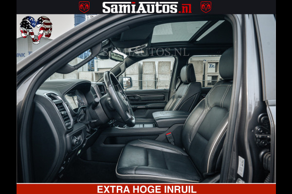 Dodge Ram LIMITED | 5.7 V8 HEMI 402PK | TUFF WIELEN | MEEST VOLLE LIMITED | PRACHTIGE KLEUR GRANITE CRYSTAL PEARL | CREW CAB | DUBBELE CABINE DC 5 PERSOONS | CREW CAB 5 PERSOONS | DUBBELE CABINE DC | MEEST ROYALE EN COMFORTABELE BEDRIJFSAUTO | HEAD-UP | LUCHTVERING | RONDOM CAMERA | MWK KLEP | PANORAMA DAK |