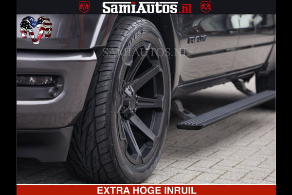Dodge Ram LIMITED | 5.7 V8 HEMI 402PK | TUFF WIELEN | MEEST VOLLE LIMITED | PRACHTIGE KLEUR GRANITE CRYSTAL PEARL | CREW CAB | DUBBELE CABINE DC 5 PERSOONS | CREW CAB 5 PERSOONS | DUBBELE CABINE DC | MEEST ROYALE EN COMFORTABELE BEDRIJFSAUTO | HEAD-UP | LUCHTVERING | RONDOM CAMERA | MWK KLEP | PANORAMA DAK |