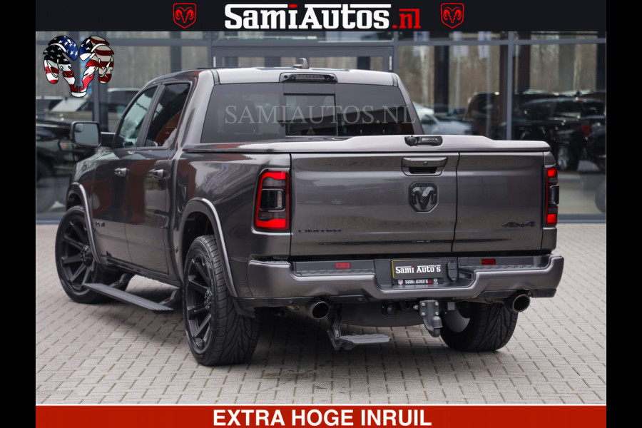 Dodge Ram LIMITED | 5.7 V8 HEMI 402PK | TUFF WIELEN | MEEST VOLLE LIMITED | PRACHTIGE KLEUR GRANITE CRYSTAL PEARL | CREW CAB | DUBBELE CABINE DC 5 PERSOONS | CREW CAB 5 PERSOONS | DUBBELE CABINE DC | MEEST ROYALE EN COMFORTABELE BEDRIJFSAUTO | HEAD-UP | LUCHTVERING | RONDOM CAMERA | MWK KLEP | PANORAMA DAK |