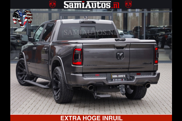 Dodge Ram LIMITED | 5.7 V8 HEMI 402PK | TUFF WIELEN | MEEST VOLLE LIMITED | PRACHTIGE KLEUR GRANITE CRYSTAL PEARL | CREW CAB | DUBBELE CABINE DC 5 PERSOONS | CREW CAB 5 PERSOONS | DUBBELE CABINE DC | MEEST ROYALE EN COMFORTABELE BEDRIJFSAUTO | HEAD-UP | LUCHTVERING | RONDOM CAMERA | MWK KLEP | PANORAMA DAK |