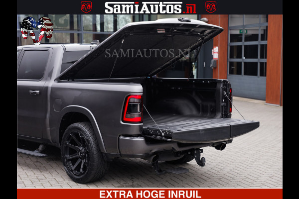 Dodge Ram LIMITED | 5.7 V8 HEMI 402PK | TUFF WIELEN | MEEST VOLLE LIMITED | PRACHTIGE KLEUR GRANITE CRYSTAL PEARL | CREW CAB | DUBBELE CABINE DC 5 PERSOONS | CREW CAB 5 PERSOONS | DUBBELE CABINE DC | MEEST ROYALE EN COMFORTABELE BEDRIJFSAUTO | HEAD-UP | LUCHTVERING | RONDOM CAMERA | MWK KLEP | PANORAMA DAK |