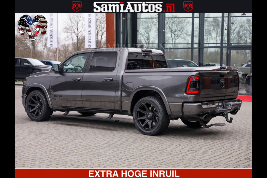Dodge Ram LIMITED | 5.7 V8 HEMI 402PK | TUFF WIELEN | MEEST VOLLE LIMITED | PRACHTIGE KLEUR GRANITE CRYSTAL PEARL | CREW CAB | DUBBELE CABINE DC 5 PERSOONS | CREW CAB 5 PERSOONS | DUBBELE CABINE DC | MEEST ROYALE EN COMFORTABELE BEDRIJFSAUTO | HEAD-UP | LUCHTVERING | RONDOM CAMERA | MWK KLEP | PANORAMA DAK |