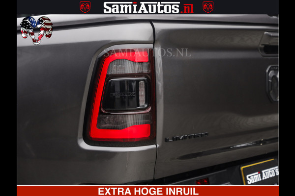Dodge Ram LIMITED | 5.7 V8 HEMI 402PK | TUFF WIELEN | MEEST VOLLE LIMITED | PRACHTIGE KLEUR GRANITE CRYSTAL PEARL | CREW CAB | DUBBELE CABINE DC 5 PERSOONS | CREW CAB 5 PERSOONS | DUBBELE CABINE DC | MEEST ROYALE EN COMFORTABELE BEDRIJFSAUTO | HEAD-UP | LUCHTVERING | RONDOM CAMERA | MWK KLEP | PANORAMA DAK |