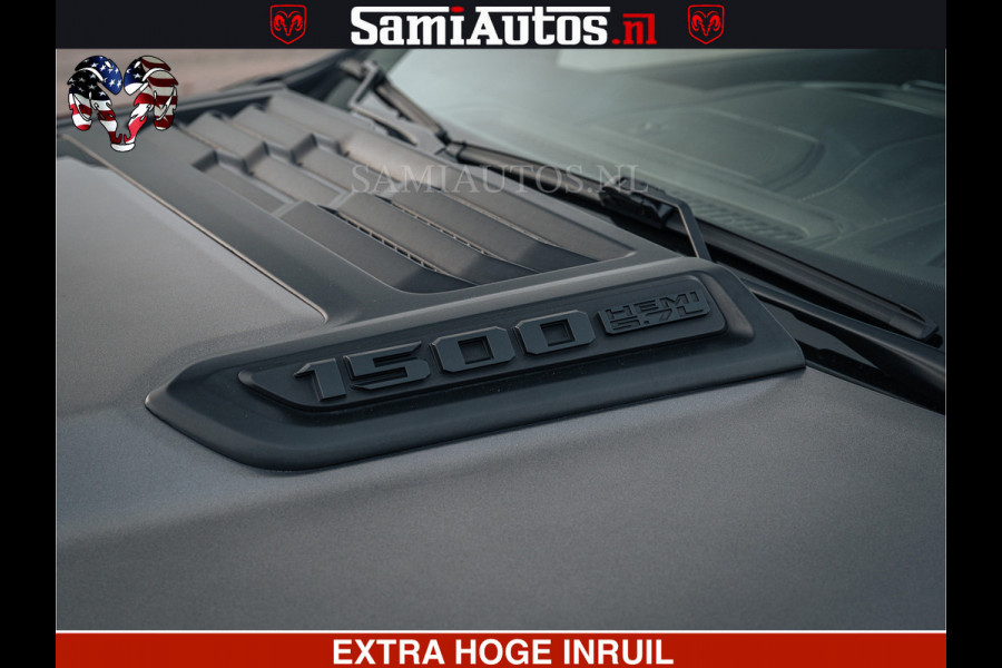 Dodge Ram LIMITED | 5.7 V8 HEMI 402PK | TUFF WIELEN | MEEST VOLLE LIMITED | PRACHTIGE KLEUR GRANITE CRYSTAL PEARL | CREW CAB | DUBBELE CABINE DC 5 PERSOONS | CREW CAB 5 PERSOONS | DUBBELE CABINE DC | MEEST ROYALE EN COMFORTABELE BEDRIJFSAUTO | HEAD-UP | LUCHTVERING | RONDOM CAMERA | MWK KLEP | PANORAMA DAK |