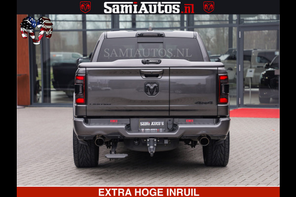 Dodge Ram LIMITED | 5.7 V8 HEMI 402PK | TUFF WIELEN | MEEST VOLLE LIMITED | PRACHTIGE KLEUR GRANITE CRYSTAL PEARL | CREW CAB | DUBBELE CABINE DC 5 PERSOONS | CREW CAB 5 PERSOONS | DUBBELE CABINE DC | MEEST ROYALE EN COMFORTABELE BEDRIJFSAUTO | HEAD-UP | LUCHTVERING | RONDOM CAMERA | MWK KLEP | PANORAMA DAK |