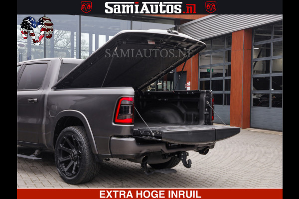 Dodge Ram LIMITED | 5.7 V8 HEMI 402PK | TUFF WIELEN | MEEST VOLLE LIMITED | PRACHTIGE KLEUR GRANITE CRYSTAL PEARL | CREW CAB | DUBBELE CABINE DC 5 PERSOONS | CREW CAB 5 PERSOONS | DUBBELE CABINE DC | MEEST ROYALE EN COMFORTABELE BEDRIJFSAUTO | HEAD-UP | LUCHTVERING | RONDOM CAMERA | MWK KLEP | PANORAMA DAK |