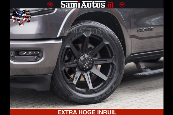 Dodge Ram LIMITED | 5.7 V8 HEMI 402PK | TUFF WIELEN | MEEST VOLLE LIMITED | PRACHTIGE KLEUR GRANITE CRYSTAL PEARL | CREW CAB | DUBBELE CABINE DC 5 PERSOONS | CREW CAB 5 PERSOONS | DUBBELE CABINE DC | MEEST ROYALE EN COMFORTABELE BEDRIJFSAUTO | HEAD-UP | LUCHTVERING | RONDOM CAMERA | MWK KLEP | PANORAMA DAK |