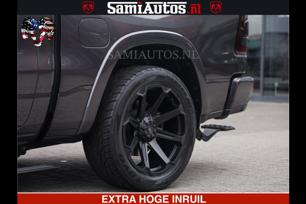 Dodge Ram LIMITED | 5.7 V8 HEMI 402PK | TUFF WIELEN | MEEST VOLLE LIMITED | PRACHTIGE KLEUR GRANITE CRYSTAL PEARL | CREW CAB | DUBBELE CABINE DC 5 PERSOONS | CREW CAB 5 PERSOONS | DUBBELE CABINE DC | MEEST ROYALE EN COMFORTABELE BEDRIJFSAUTO | HEAD-UP | LUCHTVERING | RONDOM CAMERA | MWK KLEP | PANORAMA DAK |