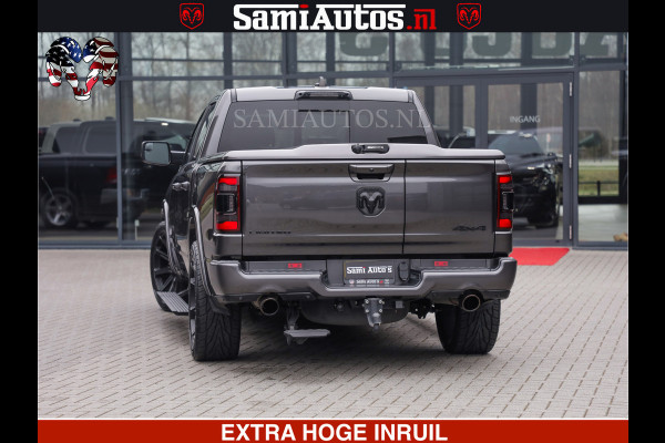 Dodge Ram LIMITED | 5.7 V8 HEMI 402PK | TUFF WIELEN | MEEST VOLLE LIMITED | PRACHTIGE KLEUR GRANITE CRYSTAL PEARL | CREW CAB | DUBBELE CABINE DC 5 PERSOONS | CREW CAB 5 PERSOONS | DUBBELE CABINE DC | MEEST ROYALE EN COMFORTABELE BEDRIJFSAUTO | HEAD-UP | LUCHTVERING | RONDOM CAMERA | MWK KLEP | PANORAMA DAK |