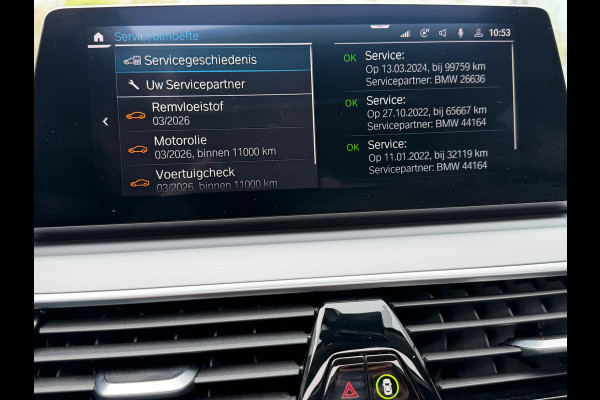 BMW 5 Serie Touring 530e xDrive Executive / Navi / Climate / Camera / Panormadak / Leder / 20"breedset