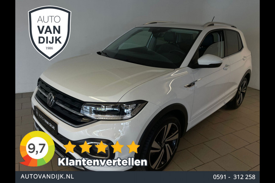 Volkswagen T-Cross 1.0 TSI R-Line DSG automaat AIRCO NAVI CRUISE VIRT COCKPIT PDC CAM APPLE CARPLAY PDC 18 INCH VELGEN NIEUWSTAAT