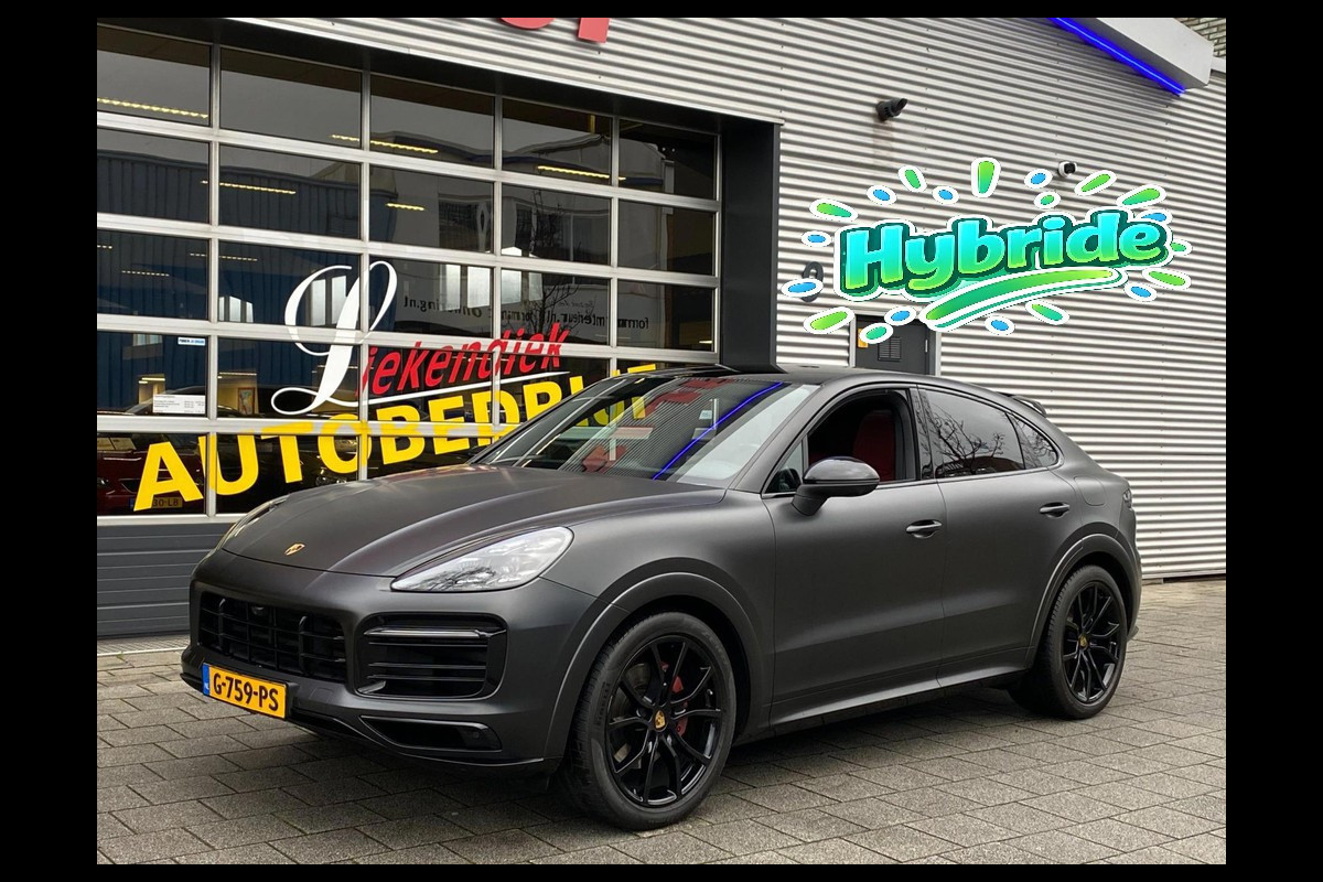 Porsche Cayenne Coupé 3.0 E-Hybrid 463PK - Matt Zwart I Panorama dak I Leer I Navigatie en nog veel Meer...