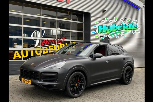 Porsche Cayenne Coupé 3.0 E-Hybrid 463PK - Matt Zwart I Panorama dak I Leer I Navigatie en nog veel Meer...