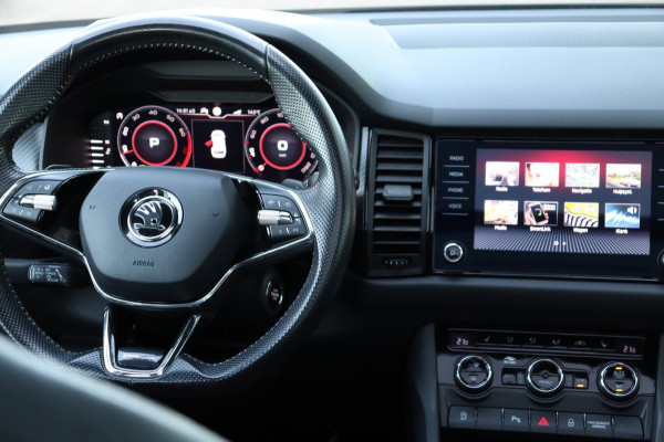 Škoda Kodiaq 1.5 TSI Sportline Business org.NL schuifdak trekhaak el.klep canton leer+verw. camera