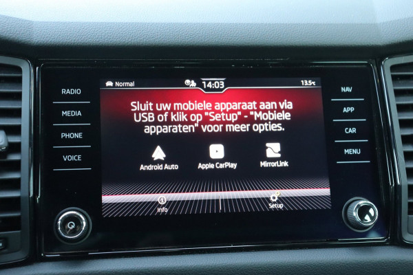 Škoda Kodiaq 1.5 TSI Sportline Business org.NL schuifdak trekhaak el.klep canton leer+verw. camera