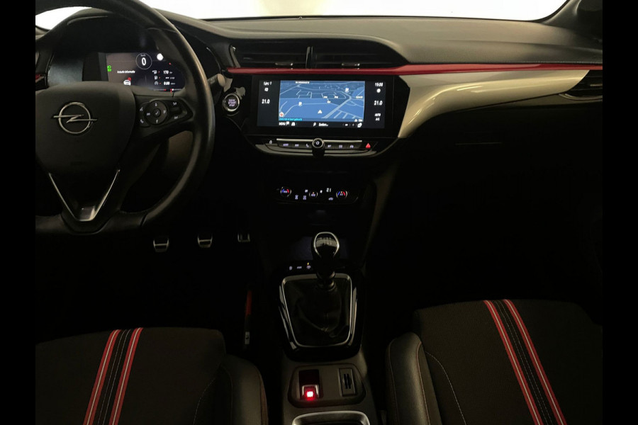 Opel Corsa 1.2 GS Line ARICO CLIMA NAVI VIA APP CRUISE BLUETOOTH ZWARTE HEMEL 17 INCH LM VELGEN PRIVACYGLAS NIEUWSTAAT